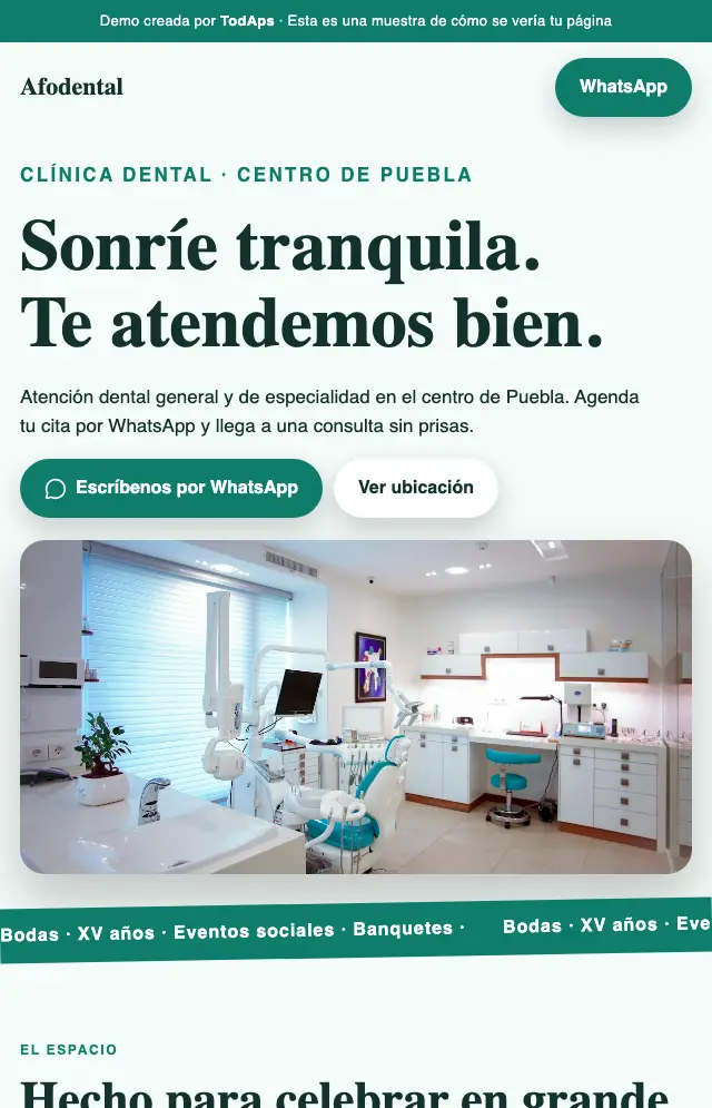 Vista previa de Afodental