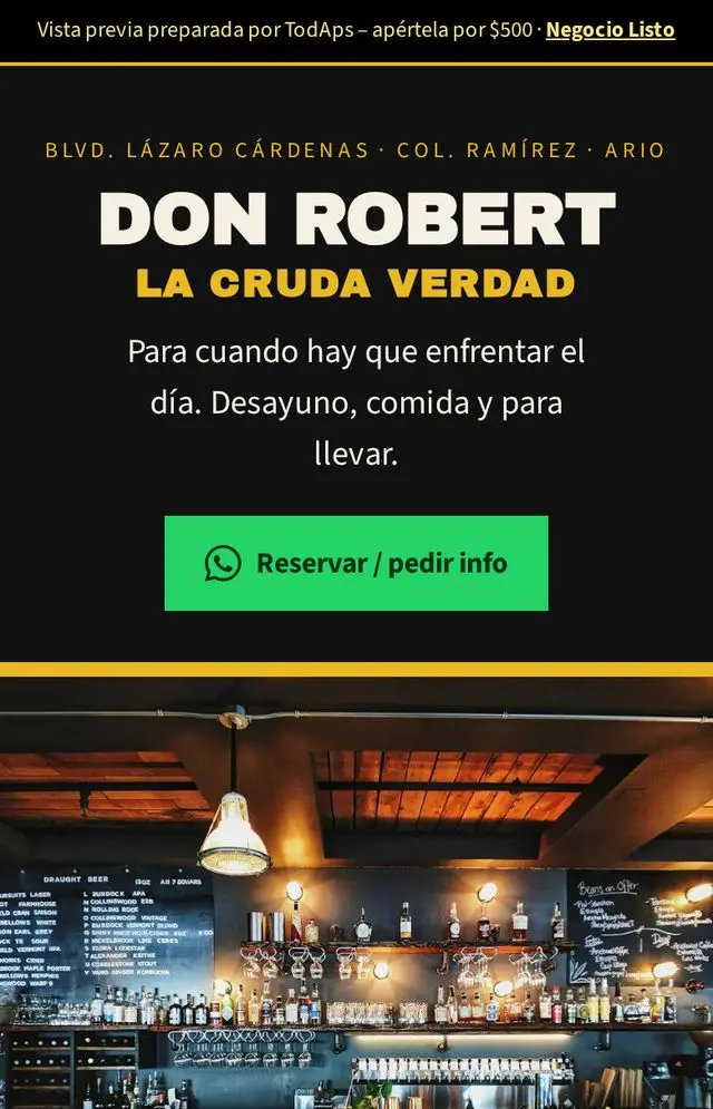 Vista previa de Don Robert La Cruda Verdad