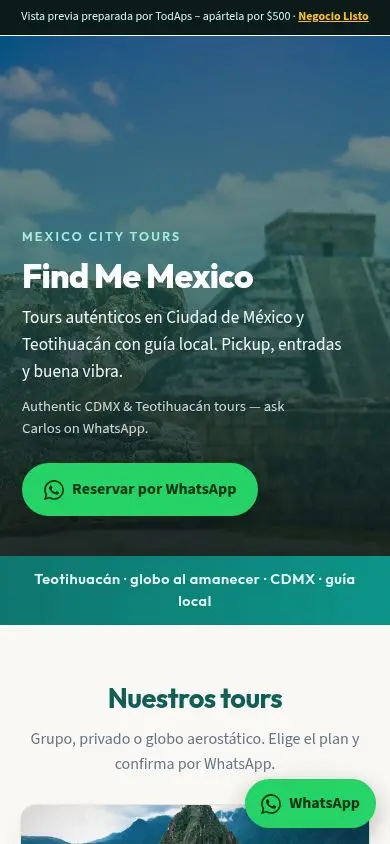 Vista previa de Find Me Mexico