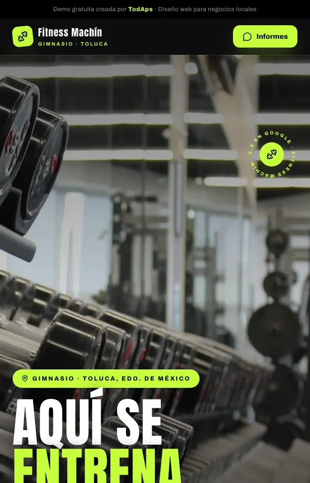 Vista previa de Gimnasio Fitness Machin