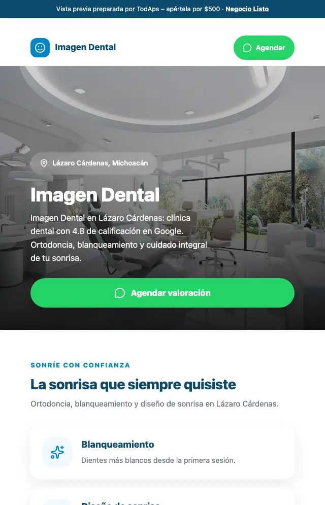 Vista previa de Imagen Dental