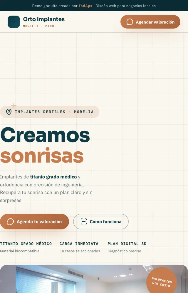 Vista previa de Orto Implantes