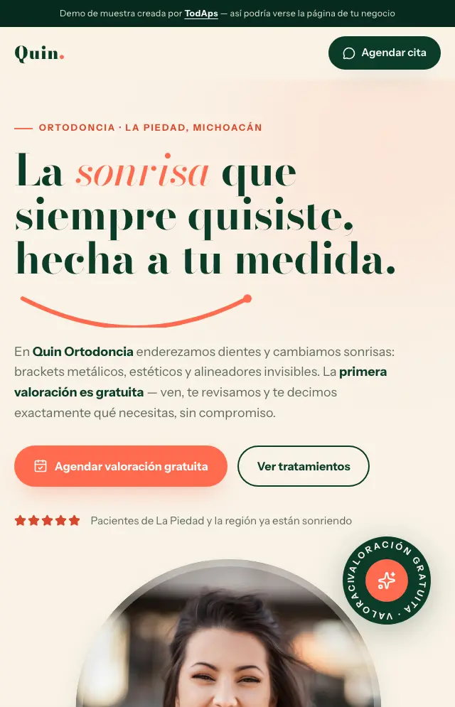 Vista previa de Quin Ortodoncia