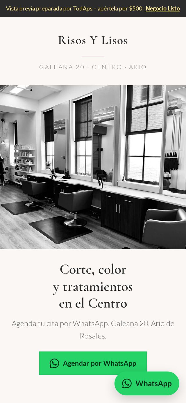 Vista previa de Est&eacute;tica Risos Y Lisos